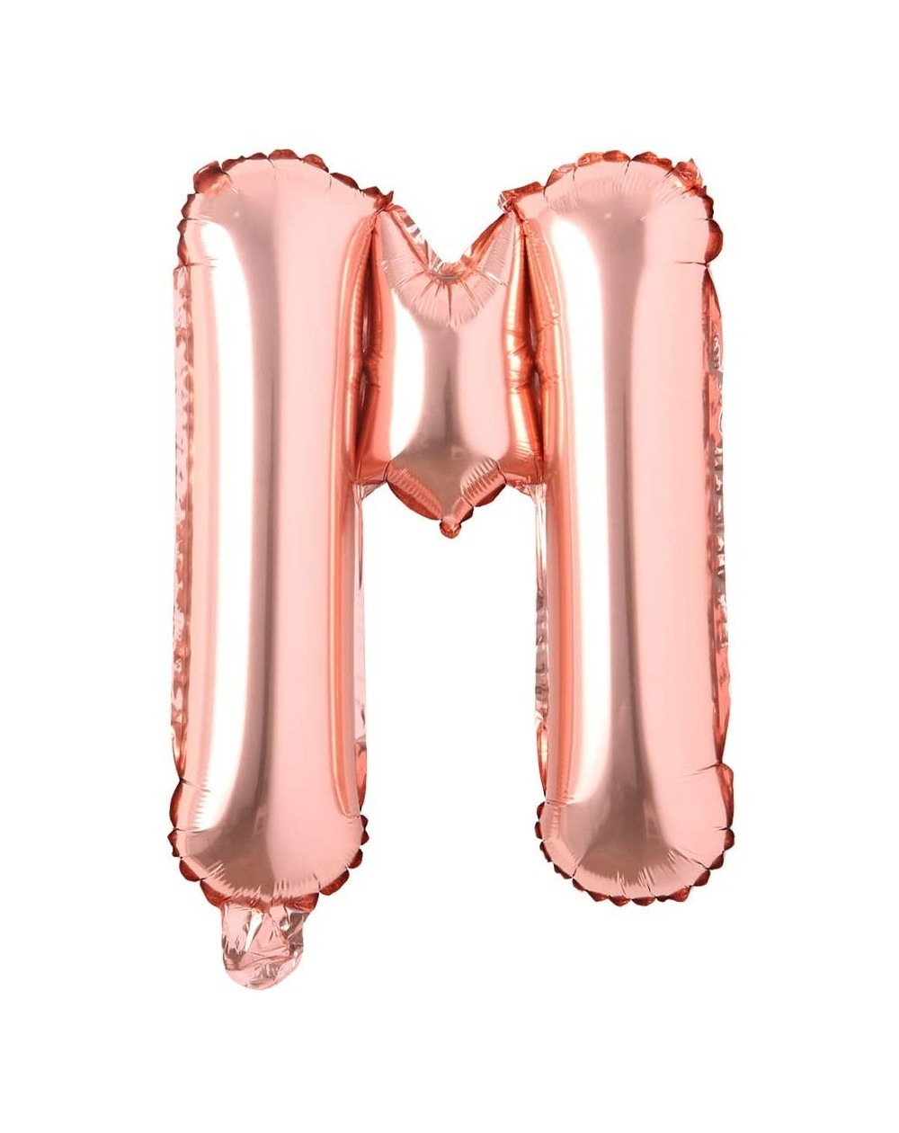 Balloons 16" inch Single Rose Gold Alphabet Letter Number Balloons Aluminum Hanging Foil Film Balloon Wedding Birthday Party ...