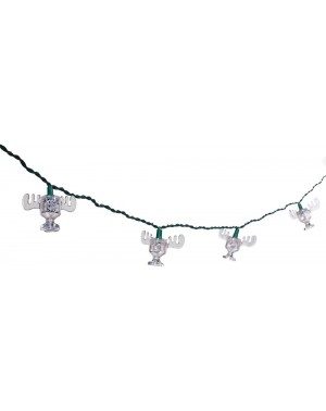 Indoor String Lights UL 10-Light Wally World Moose Mug Light Set - C211JJRQMN1 $18.67