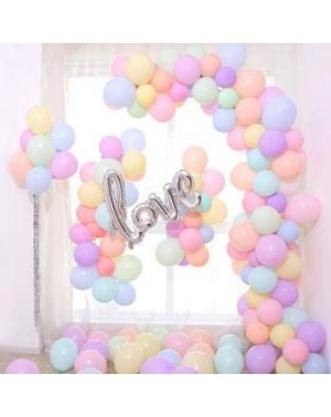 Balloons 100 PCS Pastel Latex Balloons 12 Inches Large Big Round Macaron Candy Colored Rainbow Assorted Color Biodegradable B...