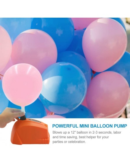 Balloons Electric Mini Air Balloon Pump with 20 PCS Balloons- 110V~120V Portable Low Noise Inflator/Blower for Party Balloon ...