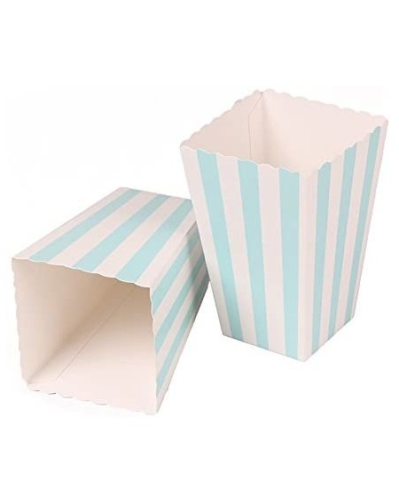 Favors 60 Pcs Colorful Mini Stripes Popcorn Boxes Candy Boxes - CF185YQM0I2 $11.72