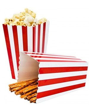 Favors 60 Pcs Colorful Mini Stripes Popcorn Boxes Candy Boxes - CF185YQM0I2 $11.72