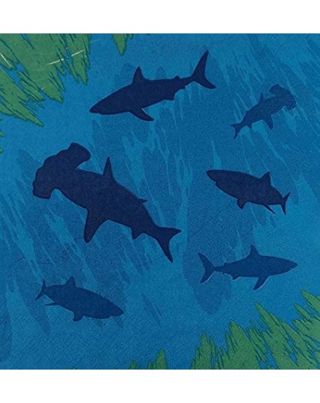 Party Packs Shark Party Supplies Packs (113+ Pieces for 16 Guests!)- Shark Tableware- Shark Party Supplies - CF18KNL28LK $16.28