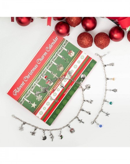 Advent Calendars Christmas Advent Calendar 2020 Jewelry DIY Bracelet Necklace Set Fashion Christmas Countdown Advent Calendar...