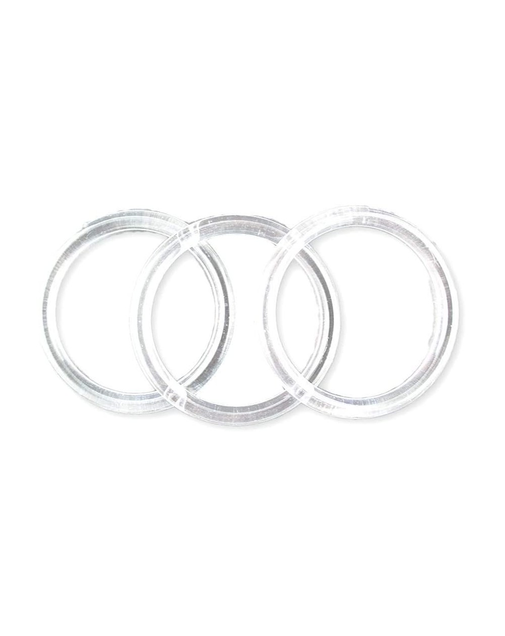 Favors 4 inch Clear Plastic Acrylic Craft Rings 5/16 inch Thick 12 Pieces - CI18UHGEQLU $11.23