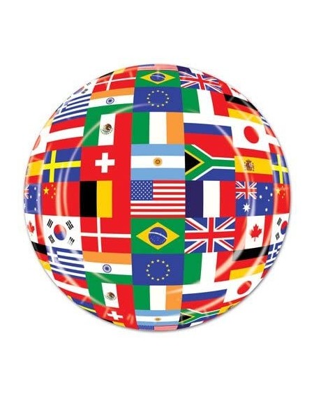 Party Packs International World Flags Party Supplies Bundle Pack for 16 (Plus Party Planning Checklist by Mikes Super Store) ...