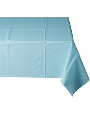 Tablecovers Plastic Tablecover 54"X108"-Pastel Blue - CI115CQTTYR $7.34