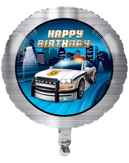 Party Packs Police Party Mylar Party Balloons - 3 Pack - Mylar Balloons - 3 Pack - CF18UO407X4 $15.70