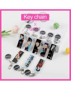 Place Cards & Place Card Holders Kpop GOT7 Key Chain Keyring BLAKCPINK EXO Twice Seventeen Time Gemstone Keychain Pendant Key...