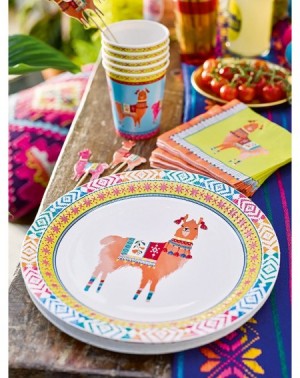 Party Packs Cinco de Mayo Boho Llama Party Supplies Paper Napkins Pk 20 - CK189IT50Y5 $10.18