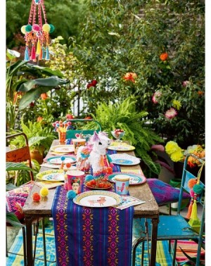 Party Packs Cinco de Mayo Boho Llama Party Supplies Paper Napkins Pk 20 - CK189IT50Y5 $10.18