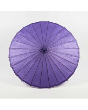 Favors 32-Inch Purple Paper Paper Parasol Umbrella - Chinese/Japanese Paper Umbrella - for Weddings and Personal Sun Protecti...