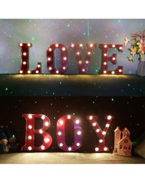 Indoor String Lights LED Marquee Letters LED Letter Lights Alphabet Light Number 0-9 Up Sign Decoration Letters A - Z Symbol ...