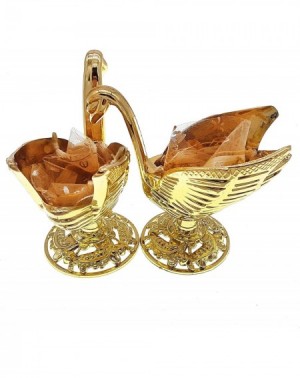 Favors Fillable Swan with Pouch Party Favors- Gold- 12 Pieces - Gold - CL192C9U6T9 $9.94