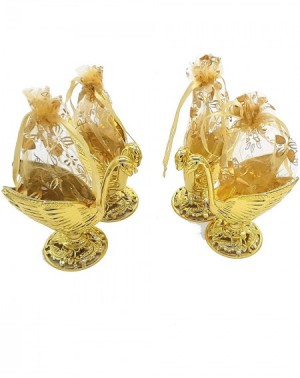 Favors Fillable Swan with Pouch Party Favors- Gold- 12 Pieces - Gold - CL192C9U6T9 $9.94