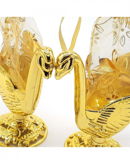 Favors Fillable Swan with Pouch Party Favors- Gold- 12 Pieces - Gold - CL192C9U6T9 $9.94