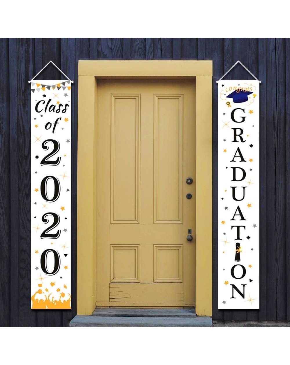 Amzmart Class of 2020 Graduation Porch Hanging Banner- Graduation Porch ...