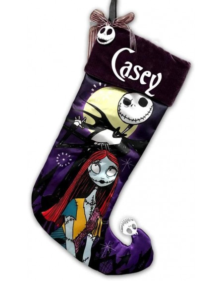 Stockings & Holders Personalized Officially Licensed Disney Tim Burton's The Nightmare Before Christmas 25th Anniversary Edit...