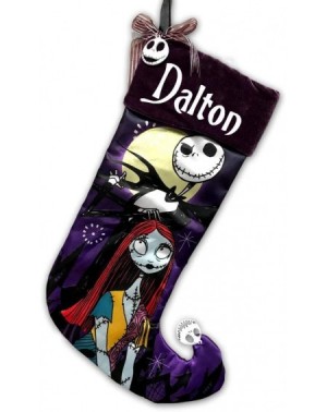 Stockings & Holders Personalized Officially Licensed Disney Tim Burton's The Nightmare Before Christmas 25th Anniversary Edit...