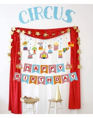 Banners Set of 2 Circus Birthday Banner Circus Birthday Decor Carnival Party Decorations Clown Decorations Circus Birthday Pa...