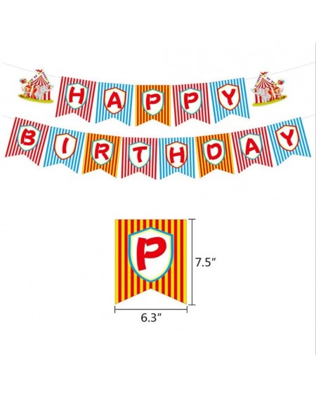 Banners Set of 2 Circus Birthday Banner Circus Birthday Decor Carnival Party Decorations Clown Decorations Circus Birthday Pa...