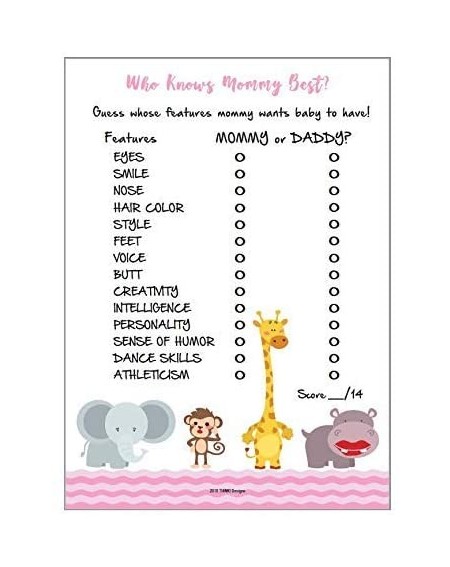 Party Games & Activities 25 Pink Baby Shower Games Who Knows Mommy Best Baby Games. Baby Shower Games For Girls- Baby Shower ...