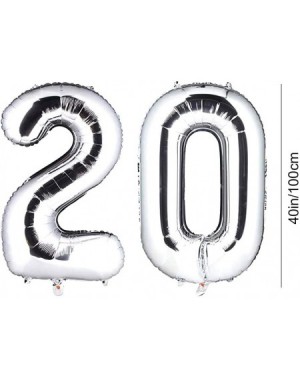 Balloons 40 Inches Jumbo Digital Number Balloon Huge Giant Balloon Foil Mylar Balloons for Birthday Party Wedding Bridal Show...