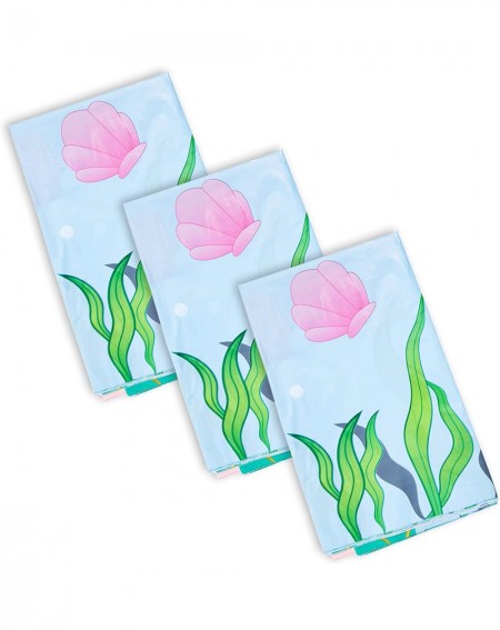 Tablecovers Mermaid Party Plastic Table Cover (54 x 108 in- 3 Pack) - CF18QTHR8X3 $8.91