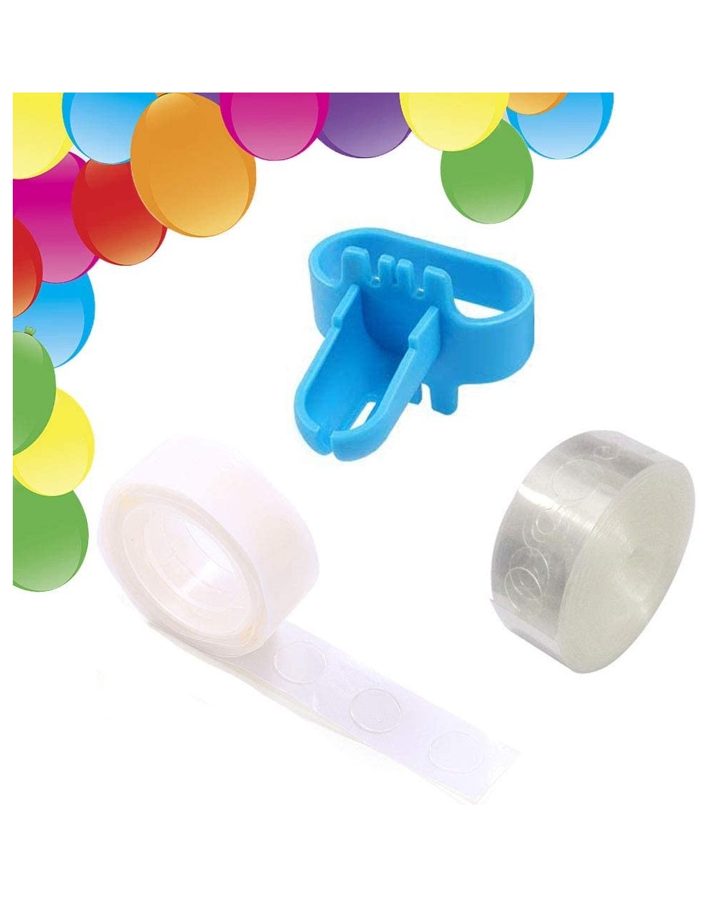 Balloons Balloon Arch Kit and Balloon Garland Kit-16Ft Balloon Tape Strip- 1 Pcs Tying Tool and 100 Dot Glue for Birthday Wed...