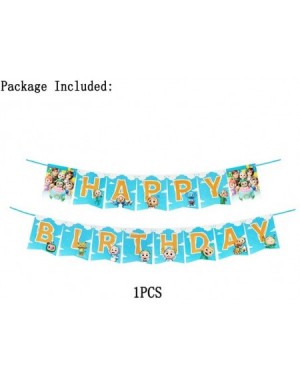 Banners Cocomelon Banner Birthday Party Supplies Decorations for Kids - C419ITIG3K7 $10.61