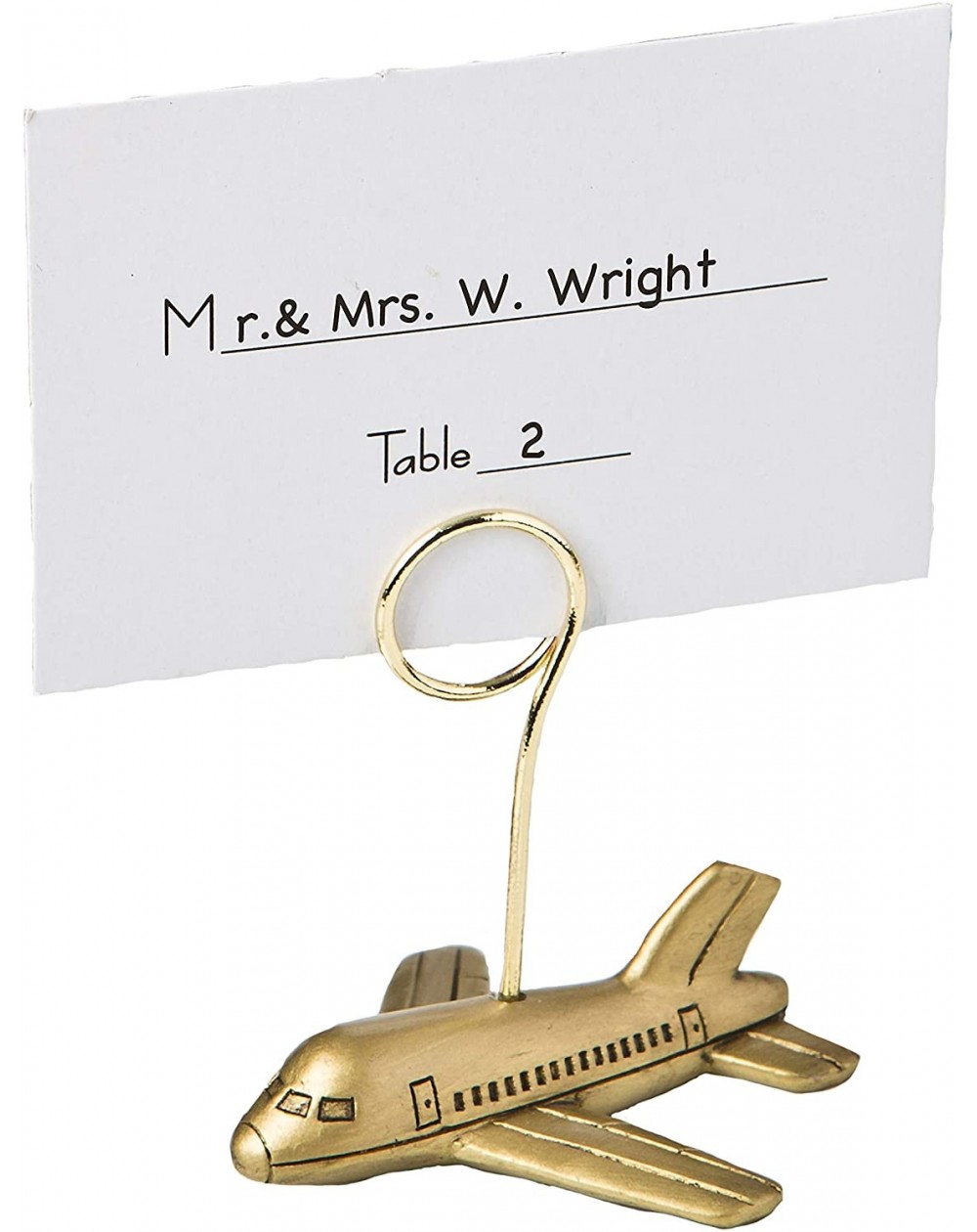 Place Cards & Place Card Holders 8852 Airplane Design Placecard/Photo Holder- Event Favor- Photo Holder Favors- Pack of 25 - ...