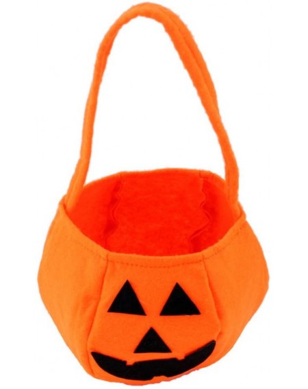 Favors Halloween Bags Pumpkin Candy Holders for Kids Child Play Trick or Treat Snack Basket Bag PTK13 - Pumpkin Bag 2 - CM186...