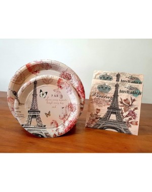 Party Packs 162 Piece Paris Party Decorations and Supplies for Birthdays and - Serves 16 Guests - CU192M7OIQ7 $30.68