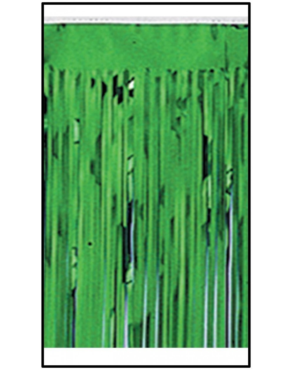 Tableware 1-Ply FR Metallic Fringe Drape (green) Party Accessory (1 count) - C511921OW5T $10.70