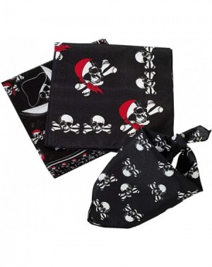 Favors Pirate Bandanna - Apparel Accessories - Hats - Bandannas - 12 Pieces - CP11HX2ILY7 $16.28