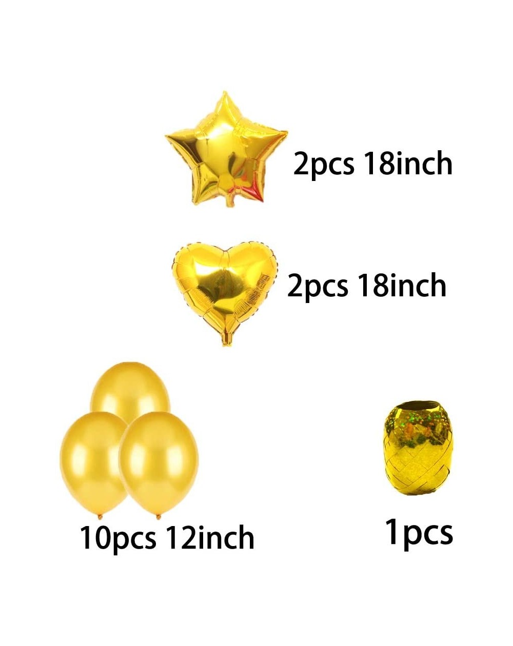 Sweet 11th Birthday Decorations Party Supplies-Gold Number 11 Balloons ...