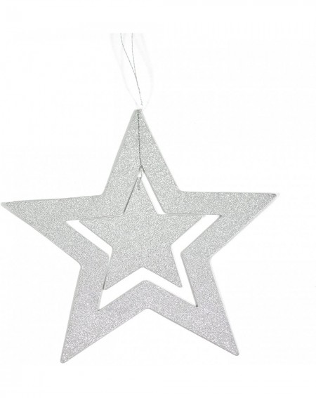 Favors Twinkle Twinkle Little Star Hanging Decorations for Baby Shower Birthday Christmas Xmas Party Deocr (Glitter Silver-14...