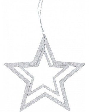 Favors Twinkle Twinkle Little Star Hanging Decorations for Baby Shower Birthday Christmas Xmas Party Deocr (Glitter Silver-14...