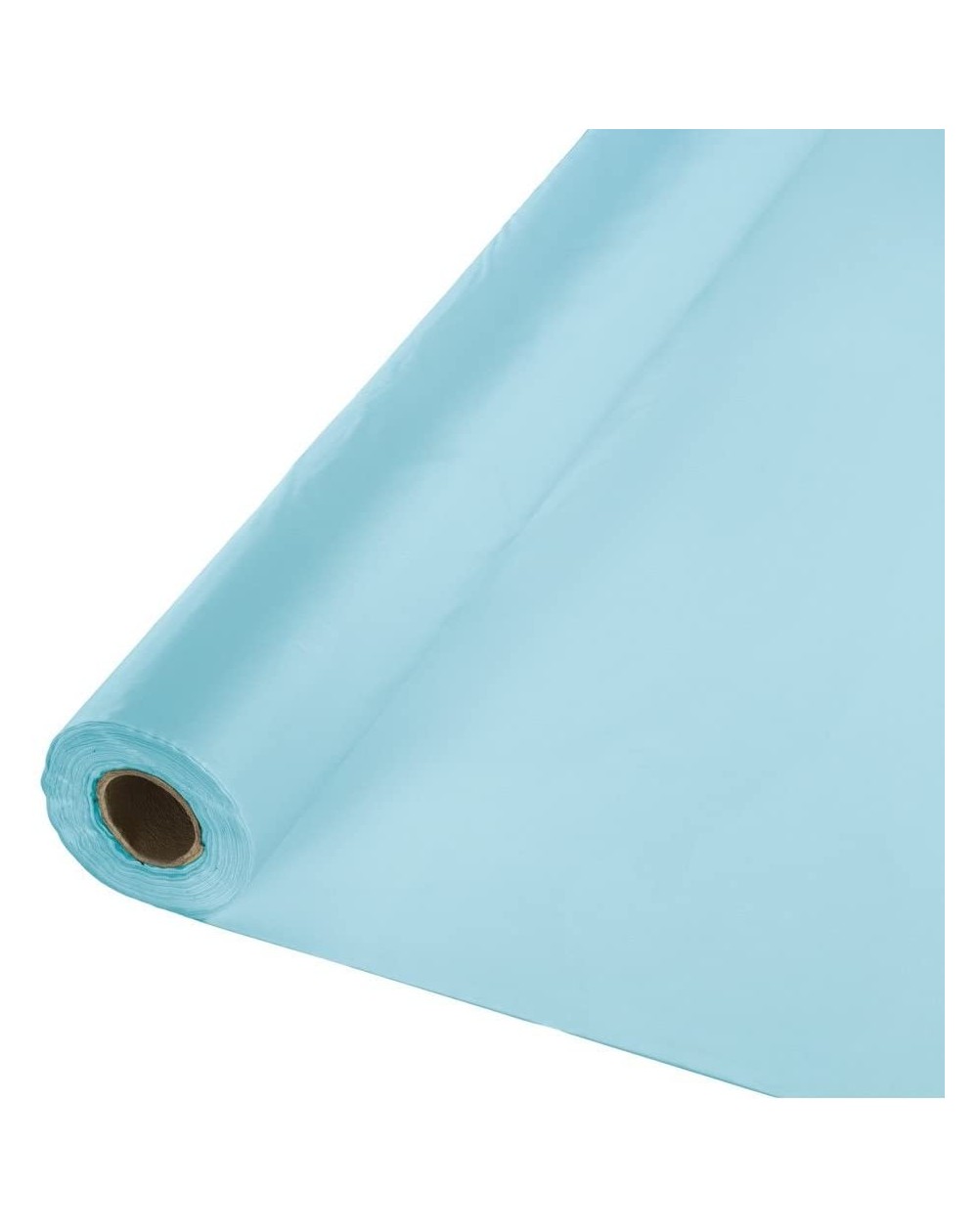 Tablecovers Roll Plastic Table Cover- 100-Feet- Pastel Blue - 0 - Pastel Blue - CJ112HRIURV $18.20