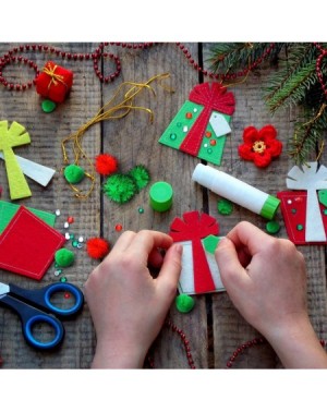 Tissue Pom Poms 500 Pieces Christmas Assorted Pom Poms in 4 Sizes with Glitter Pom Poms for Christmas DIY- Creative Crafts De...