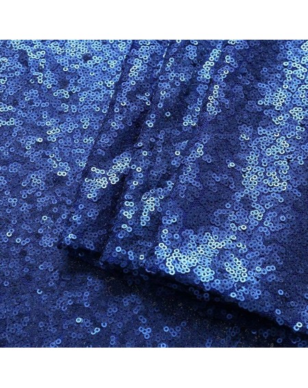 Tablecovers Navy Blue Sequin Tablecloth 60x102 Inch Rectangle Glitter Party Wedding Christmas Banquet Sparkle Table Cloth Spa...