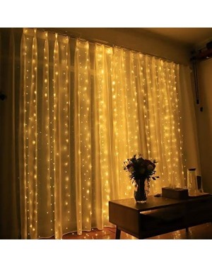 Indoor String Lights Led Curtain Lights USB Window Fairy Lights Decoration Remote Controlled LED String Lights 8 Functions-Wa...