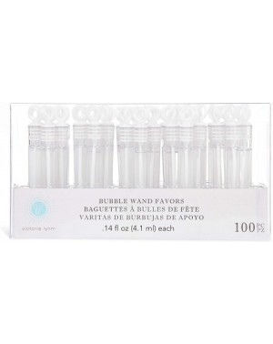 Favors Bubble Wand Party Favors 0.14 Ounces- 100 Pack- Clear - CZ180R92KT7 $20.63