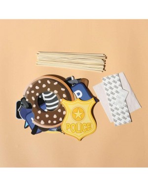 Photobooth Props 21Pcs Police Photo Booth Props Kit Fun Police Party Supplies for Kids Police Birthday Party Decorations- Pol...