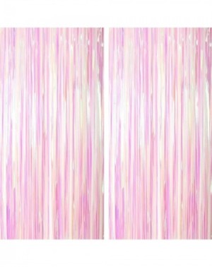 Photobooth Props Iridescent Party Tinsel Foil Fringe Curtains - Frozen Baby Shower First Birthday White Wedding Bachelorette ...