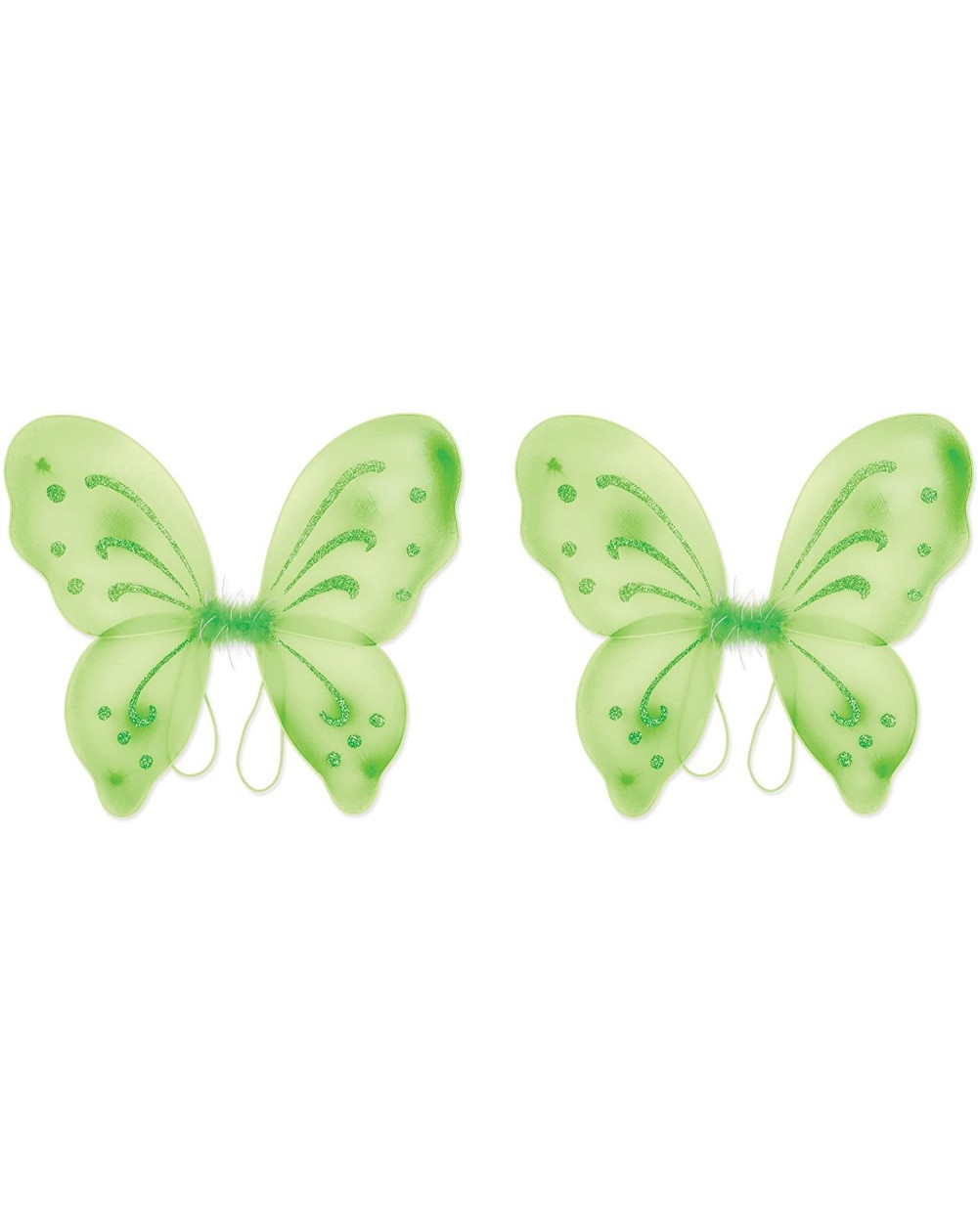 Favors 2 Piece Nylon Fairy Wings- Lime Green - CW12O7V83L4 $8.93