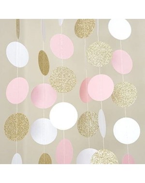 Banners & Garlands Paper Garland Gittler Circle Polka Dots Banner Birthday Nursery Party Decor Baby Shower- Pack of 5- Each 6...