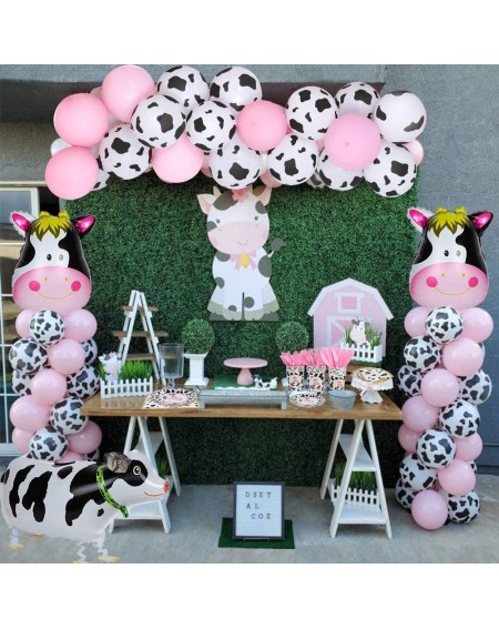 Party Packs 165 Pcs Cow Party Supplies Plate Balloon Birthday Decorations Set - Farm Party Dinnerware Cow Plates Cups Cutlery...