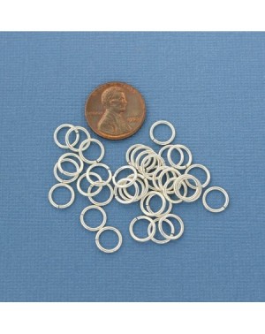 Favors 10 Jump Rings 8mm - 925 Sterling Silver nwLG-5080 - CG1925Z3AL9 $22.08