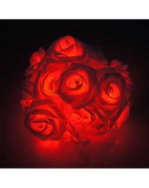 Indoor String Lights Novelty Rose Flower String Lights by Battery Operated for Wedding Garden Christmas Decor. 2M 6.6FT 20 LE...